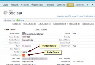 Social Image example in Salesforce