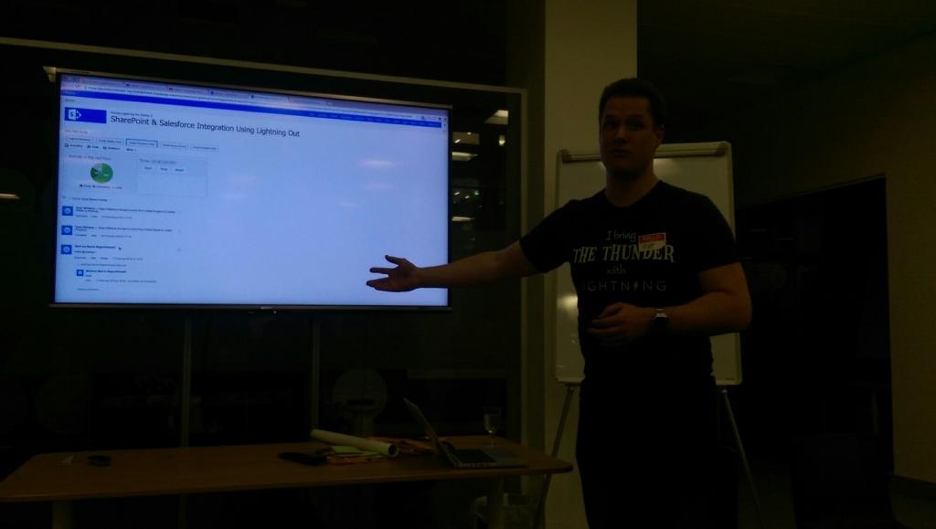 @MatMorris Showing Chatter embedded in Sharepoint